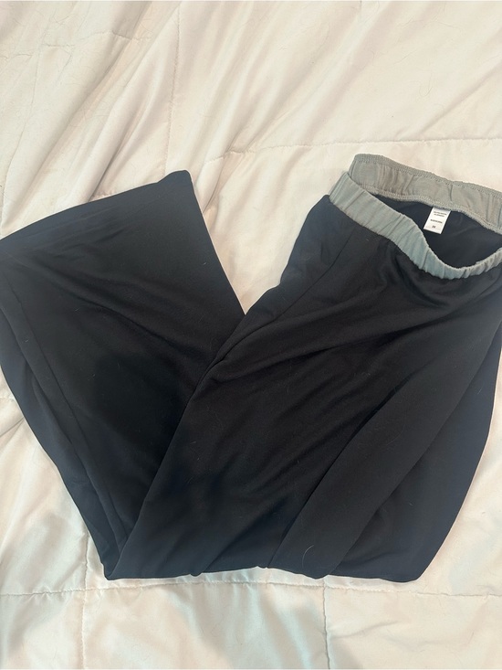 Other - Black Lounge Pants with Gray Elastic Waistband